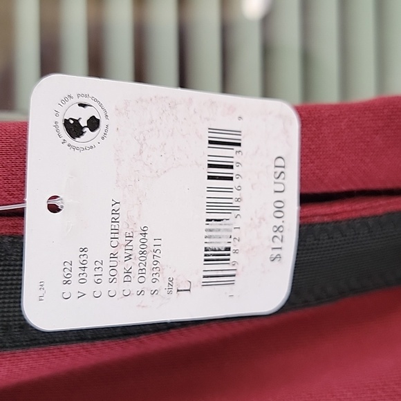 FP Movement Fineline Wide-Leg Track Pants Sz L Sour Cherry - Picture 3 of 15